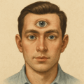 humano con tres ojos