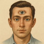 humano con tres ojos